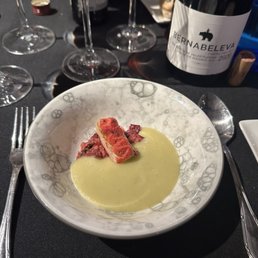 Course 1 - Avocado & Cilantro Gazpacho