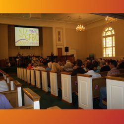 Inman First Baptist Church - Inside of the Sanctuary during Worship.
