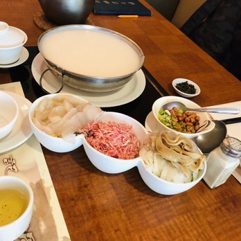 Garden City Hot Pot - Lunch Special Congee Hot Pot!! Cook your ingredients in the Congee!! - Dim Sum Near Me - Richmond, British Columbia