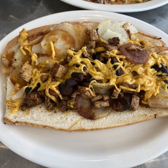 Stella's Cafe - Vegan Melt, THIS! Such a big portion and so good. - Breakfast & Brunch Near Me - Wildwood, New Jersey Stella's Cafe - Vegan Melt, THIS! Such a big portion and so good. - Breakfast & Brunch Near Me - Wildwood, New Jersey