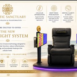 The Holistic Sanctuary - We're proud to offer the light system for all of our clients who enroll. Cutting Edge Light Photosynthesis Therapy