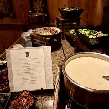 Fireside Dining - Soup and salad buffet - French Near Me - Park City, Utah