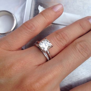 Larry's Fine Jewelry - With the band! It's exactly the same width as my engagement ring and it matches so pretty! Thank you Nick for being so patient!! - Jewelry Near Me - New York, New York Larry's Fine Jewelry - With the band! It's exactly the same width as my engagement ring and it matches so pretty! Thank you Nick for being so patient!! - Jewelry Near Me - New York, New York