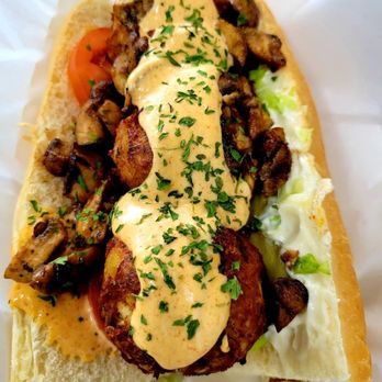 Beme's Cuisine - Crab Ball Richboy (Po'Boy) - Cheesesteaks Near Me