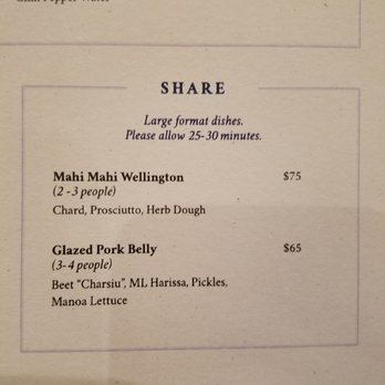 Senia - Share section - Cocktail Bars Near Me - Honolulu, Hawaii