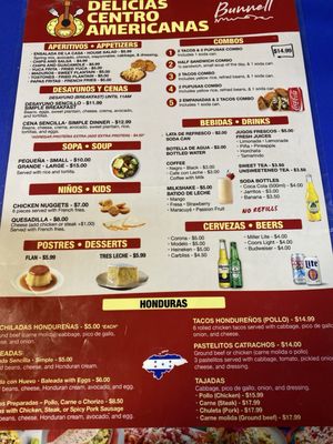 Menu photo 1 Delicias Centro Americanas Bunnell, FL Menu photo 1 Delicias Centro Americanas Bunnell, FL
