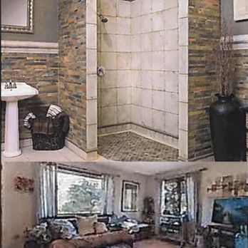 Contracting Services 1 - a living room, bathroom, and shower - Flooring Near Me - Boynton Beach, Florida