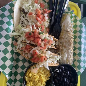 The Taco Joint - Crispy Carnitas Pork Taco Platter with Soft Chicken Taco - Tacos Near Me - Hollywood, Florida The Taco Joint - Crispy Carnitas Pork Taco Platter with Soft Chicken Taco - Tacos Near Me - Hollywood, Florida