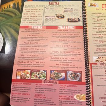 El Rinconcito - Menu - Mexican Near Me - Ocala, Florida