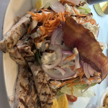 Station 45 American Chophouse - Wedge salad with chicken - American Near Me - Binghamton, New York Station 45 American Chophouse - Wedge salad with chicken - American Near Me - Binghamton, New York