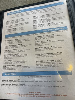 Menu photo 2 Carolina's Diner Archdale, NC