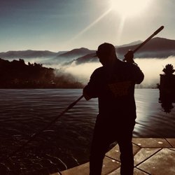 Island Breeze Pool & Spa - Up at the crack of dawn to make your pool beautiful again.