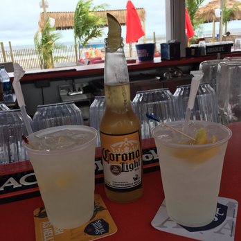 Cocorico Beach Bar - a bottle of corona beer and a glass of lemonade - Cocktail Bars Near Me - Atlantic City, New Jersey Cocorico Beach Bar - a bottle of corona beer and a glass of lemonade - Cocktail Bars Near Me - Atlantic City, New Jersey