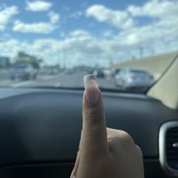 Why is the nail to the side Why is the nail to the side