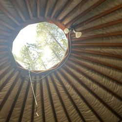 Fort Tuthill County Park - Natural lighting in the yurt