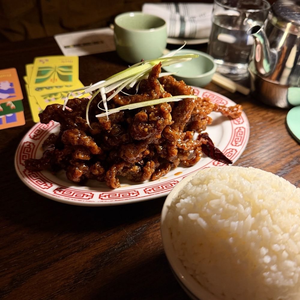 Nomad Tea Parlour - Crispy Chili Beef - Chinese Near Me - New York, New York Nomad Tea Parlour - Crispy Chili Beef - Chinese Near Me - New York, New York