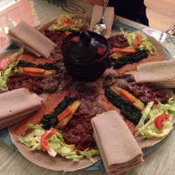 Horn of Africa - Mixed platter for five.