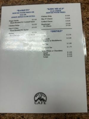 Menu photo 1 Bob N Kellis Cafe White Sulphur Springs, MT Menu photo 1 Bob N Kellis Cafe White Sulphur Springs, MT