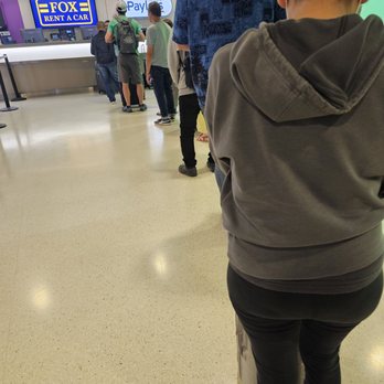 Fox Rent A Car - The line is ridiculous with only a single service representative - Car Rental Near Me - San Jose, California