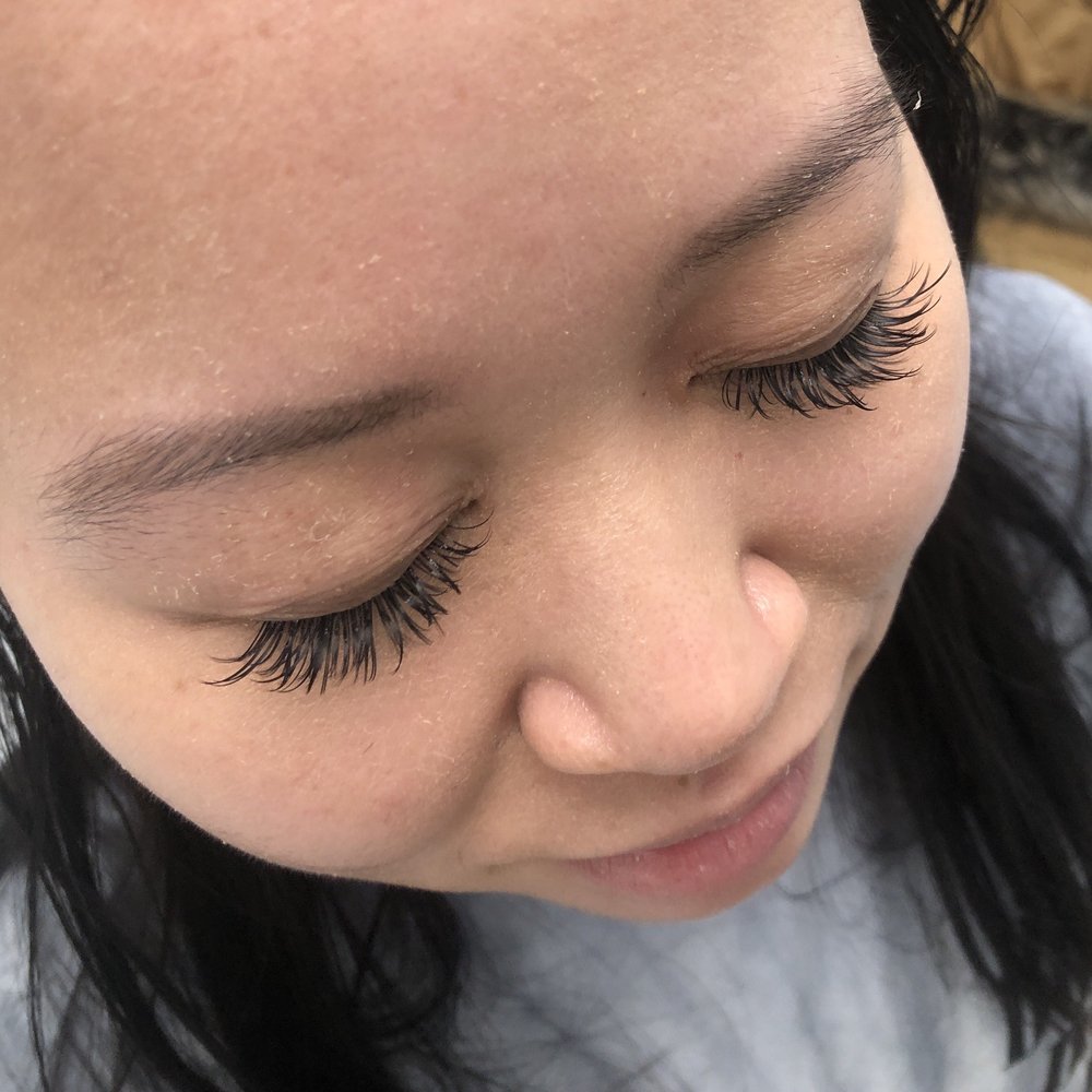 Lilian Eyelash Extension - hybrid with wispies - Eyelash Service Near Me - Flushing, New York Lilian Eyelash Extension - hybrid with wispies - Eyelash Service Near Me - Flushing, New York
