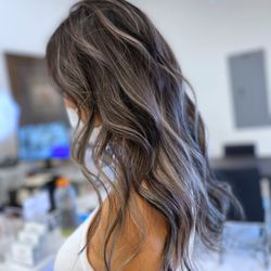 Hair By Julianne Cho - Icy Balayage highlights