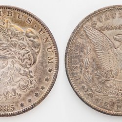 CNC Coin Vault - 1885 Morgan dollar
