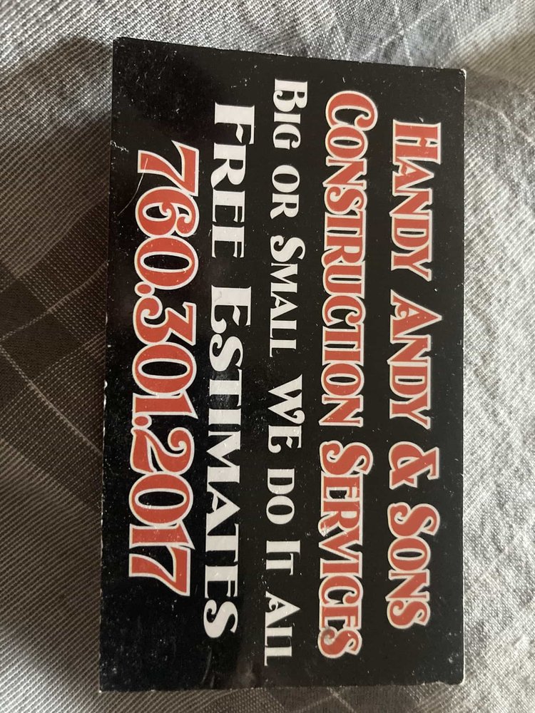 Slide of Handy Andy & Sons Construction Services