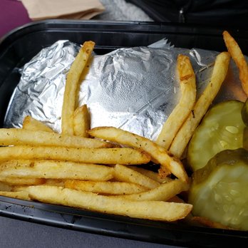 Shish - Falafel wrap ($10), vegan by default. This pic is more for the fries, which were great. - Middle Eastern Near Me - Saint Paul, Minnesota Shish - Falafel wrap ($10), vegan by default. This pic is more for the fries, which were great. - Middle Eastern Near Me - Saint Paul, Minnesota