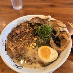 Black Mayu Ramen was really good