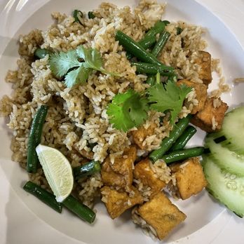 Mai Thai Restaurant - Green Curry Fried Rice - Thai Near Me - Austin, Texas