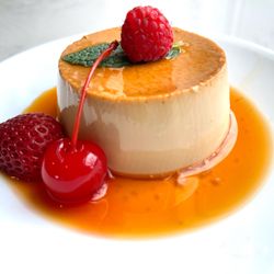 Peachy Berry - Coffee Flan