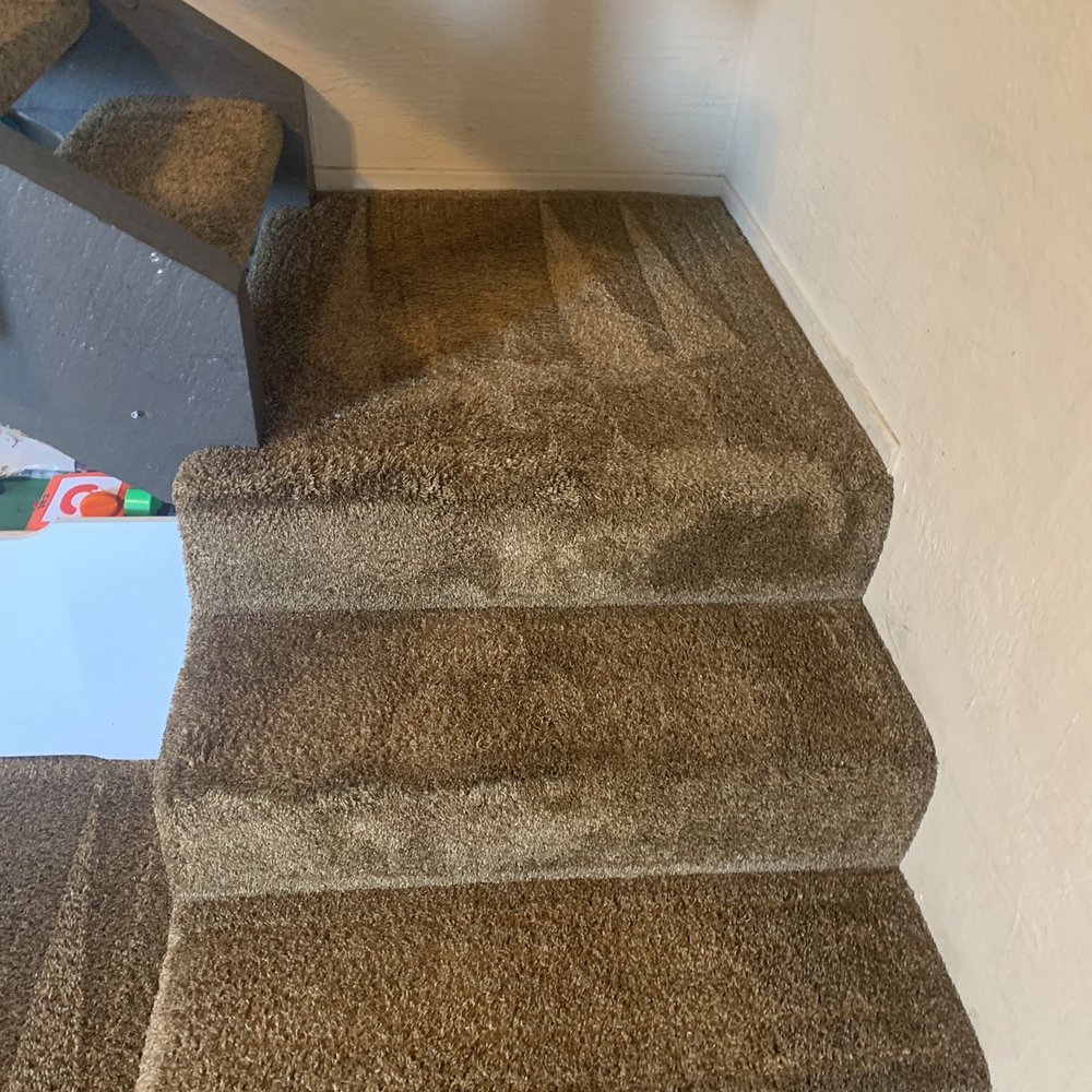 Sierra Carpet Cleaning - Stair case that's seen way better days - Carpet Cleaning Near Me - Mammoth Lakes, California Sierra Carpet Cleaning - Stair case that's seen way better days - Carpet Cleaning Near Me - Mammoth Lakes, California