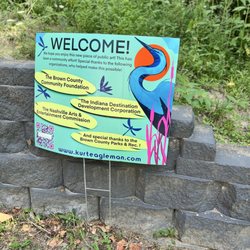 Nature Inspires Mural - Sign for more info
