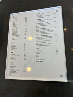 Menu photo 1 Coffee MCO Los Angeles, CA Menu photo 1 Coffee MCO Los Angeles, CA