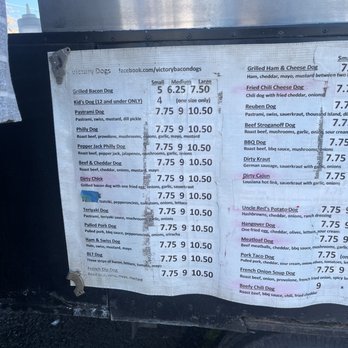 Victory Dogs - Menu - Street Vendors Near Me - Medford, Oregon