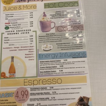 Huck House Brunchette - Drink menu - Breakfast & Brunch Near Me - Garden City, Idaho