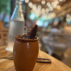 Koko - DE TAMARINDO, great Mexican cocktail with mexican tamarind candy and Tajin.
