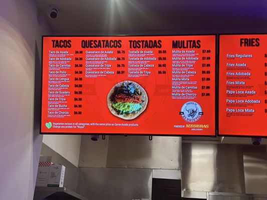 Menu photo 1 Taquería By El Prieto Chula Vista, CA