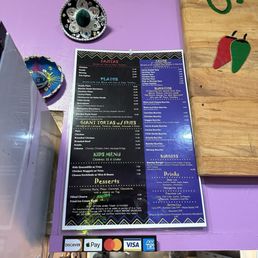 Updated menu