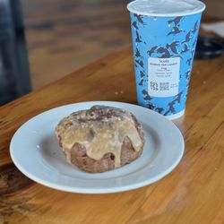 Colectivo Coffee Bay View - latte and scone