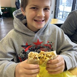 Buenos dias breakfast burrito! Mmmmm Buenos dias breakfast burrito! Mmmmm