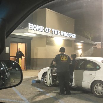 Burger King - Standing around the entrance - Fast Food Near Me - Picayune, Mississippi