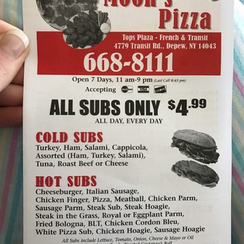 Moon's Pizza - Pizza Near Me - Depew, New York