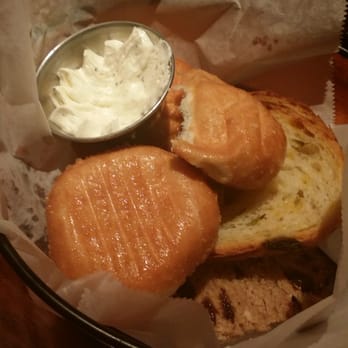 Coastal Flats - Complementary bread basket with donuts yumm - Seafood Near Me - Mclean, Virginia Coastal Flats - Complementary bread basket with donuts yumm - Seafood Near Me - Mclean, Virginia