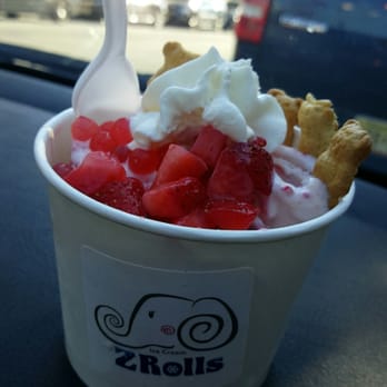 ZRolls Ice Cream - Strawberry Shortcake. - Desserts Near Me - Harrison, New Jersey ZRolls Ice Cream - Strawberry Shortcake. - Desserts Near Me - Harrison, New Jersey