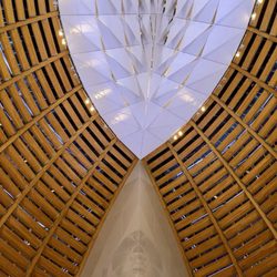 The Cathedral of Christ the Light - The ceiling inside the church