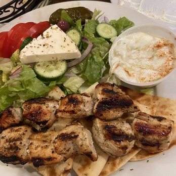 Sofia's Mediterranean Grill - Chicken kabob with salad - Greek Near Me - Hasbrouck Heights, New Jersey Sofia's Mediterranean Grill - Chicken kabob with salad - Greek Near Me - Hasbrouck Heights, New Jersey