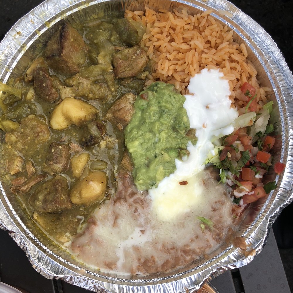 El Caballo Wraps - Chile Verde Platter - Mexican Near Me - Alameda, California
