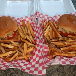 Jus Wings - Deluxe Cheeseburger w/ Homemade Fresh Cut Fries