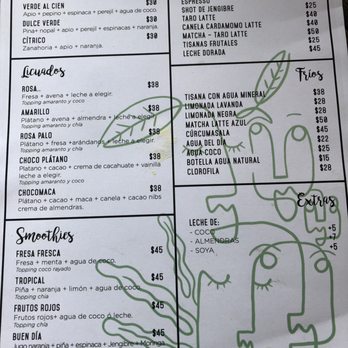 Macanela - Menu page 2 - Juice Bars & Smoothies Near Me - Guanajuato, GUA